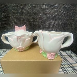 Silvestri Love Birds Creamer & Sugar Bowl Set